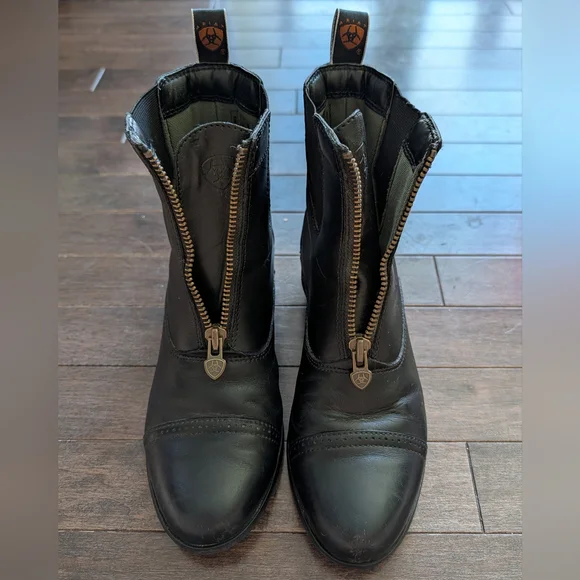 ARIAT Women's Zip Heritage III Zip Paddock Boot US 6.5 M — Black - Picture 5 of 6